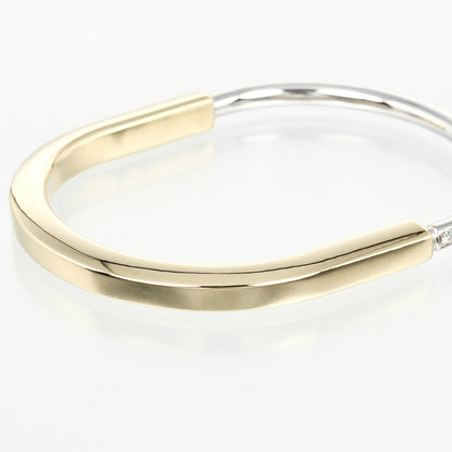 ティファニー ロック K18 イエロー ゴールド K18 ホワイト ゴールド ダイヤ ブレスレット