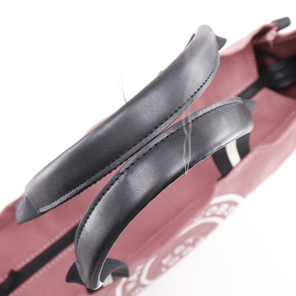 マークジェイコブス ロゴ キャンバス トートバッグ ピンク