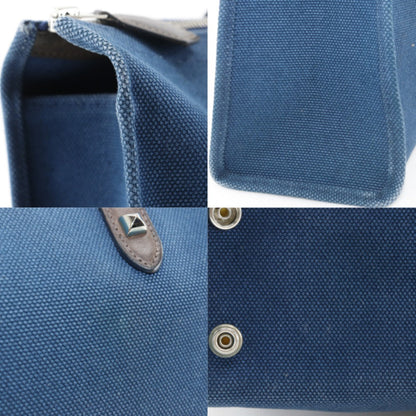エルメス カバスミラPM キャンバス ハンドバッグ