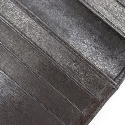 シャネル ココマーク ラムスキン二つ折り財布