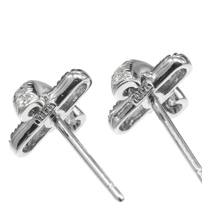 ティファニー クロスステッチ Pt950プラチナ ダイヤモンド ピアス