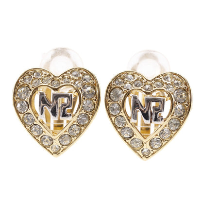 Nina Ricci ハート ロゴ イヤリング