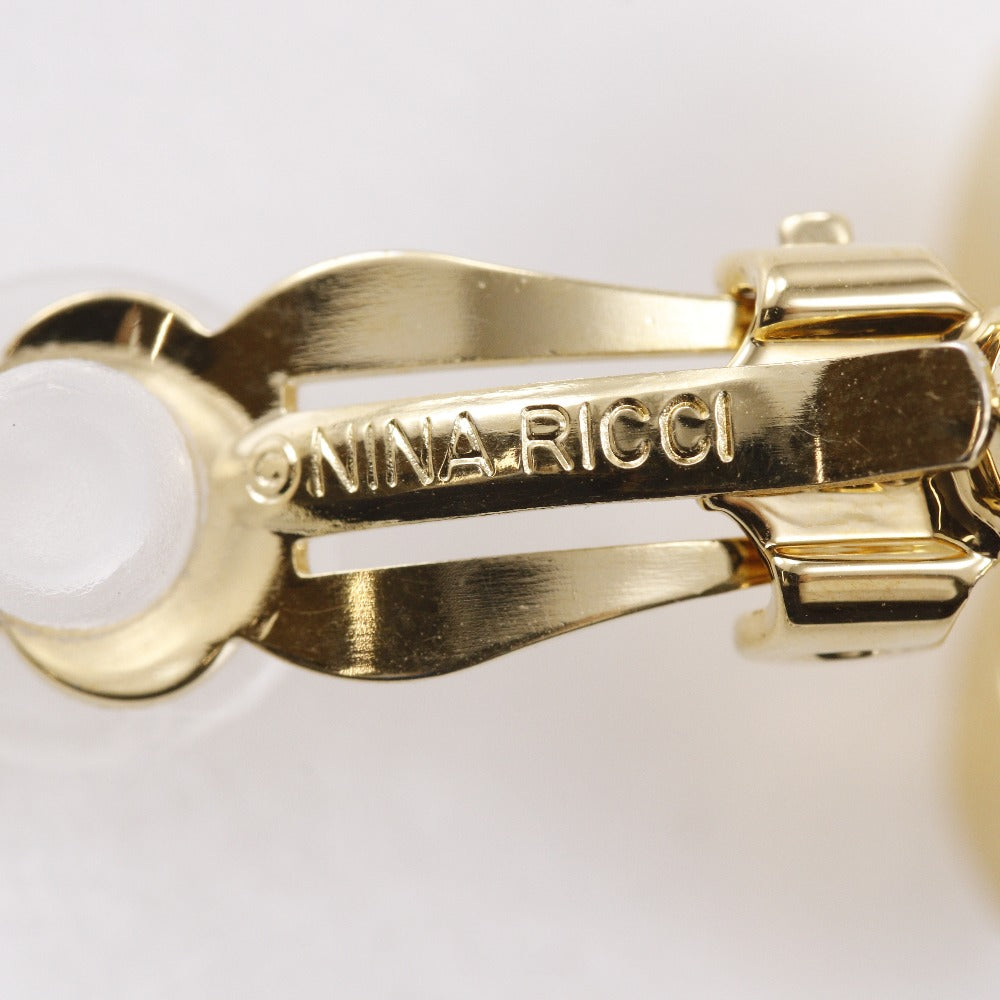 Nina Ricci ハート ロゴ イヤリング