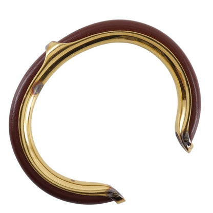 エルメス ヴィンテージ レザー バングル