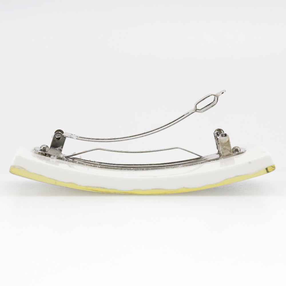 シャネル プラスチック メタル ヘア バレッタ