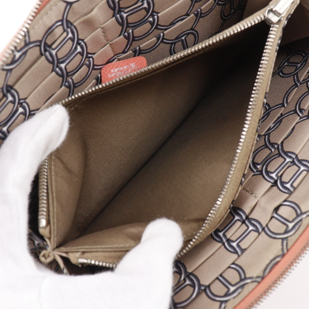 エルメス アザップロング シルクイン レザー 長財布