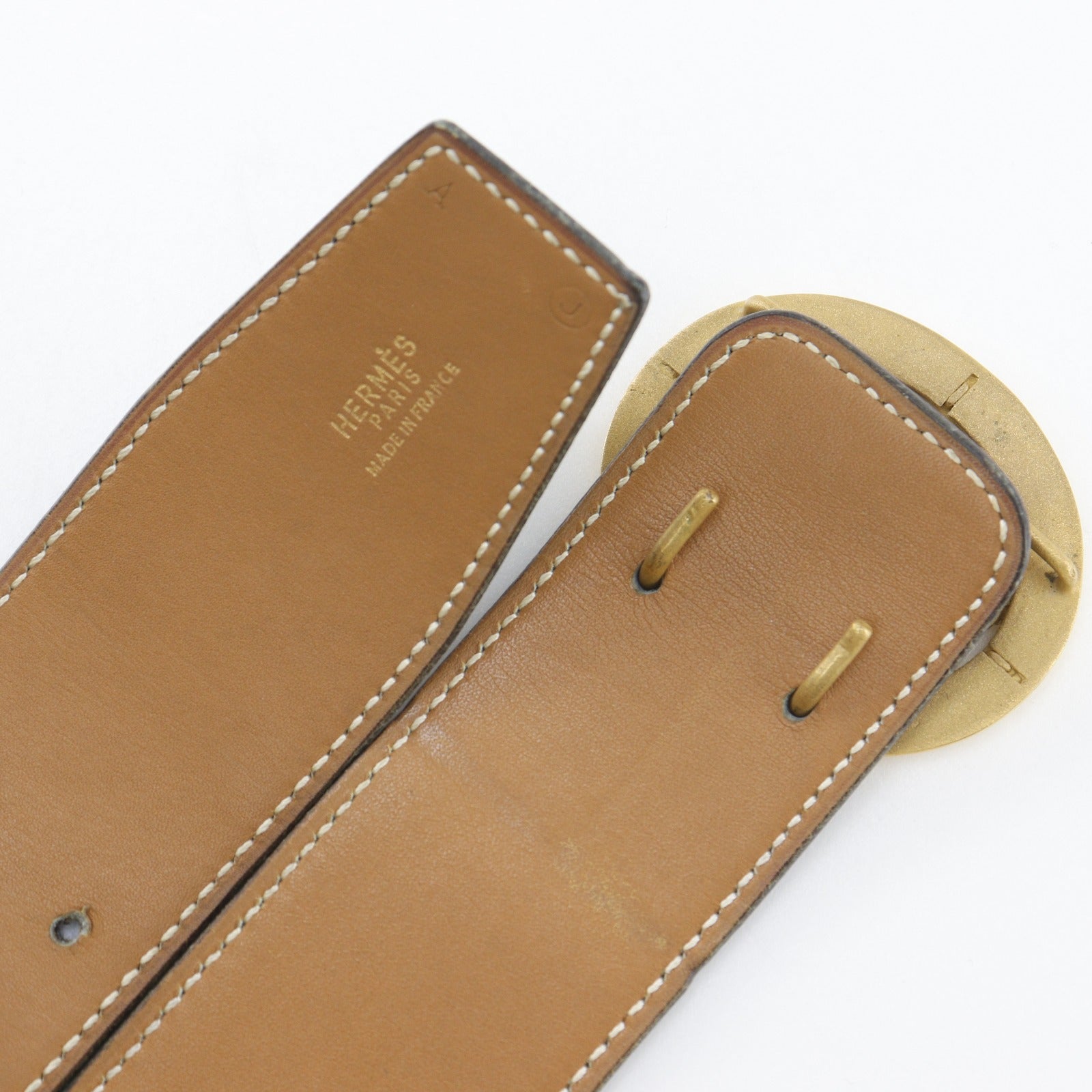 エルメス ホースバックル レザー リバーシブルベルト