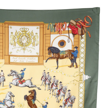 エルメス カレ90 Real Escuela Andaluza Del Arte Ecuestre シルクスカーフ