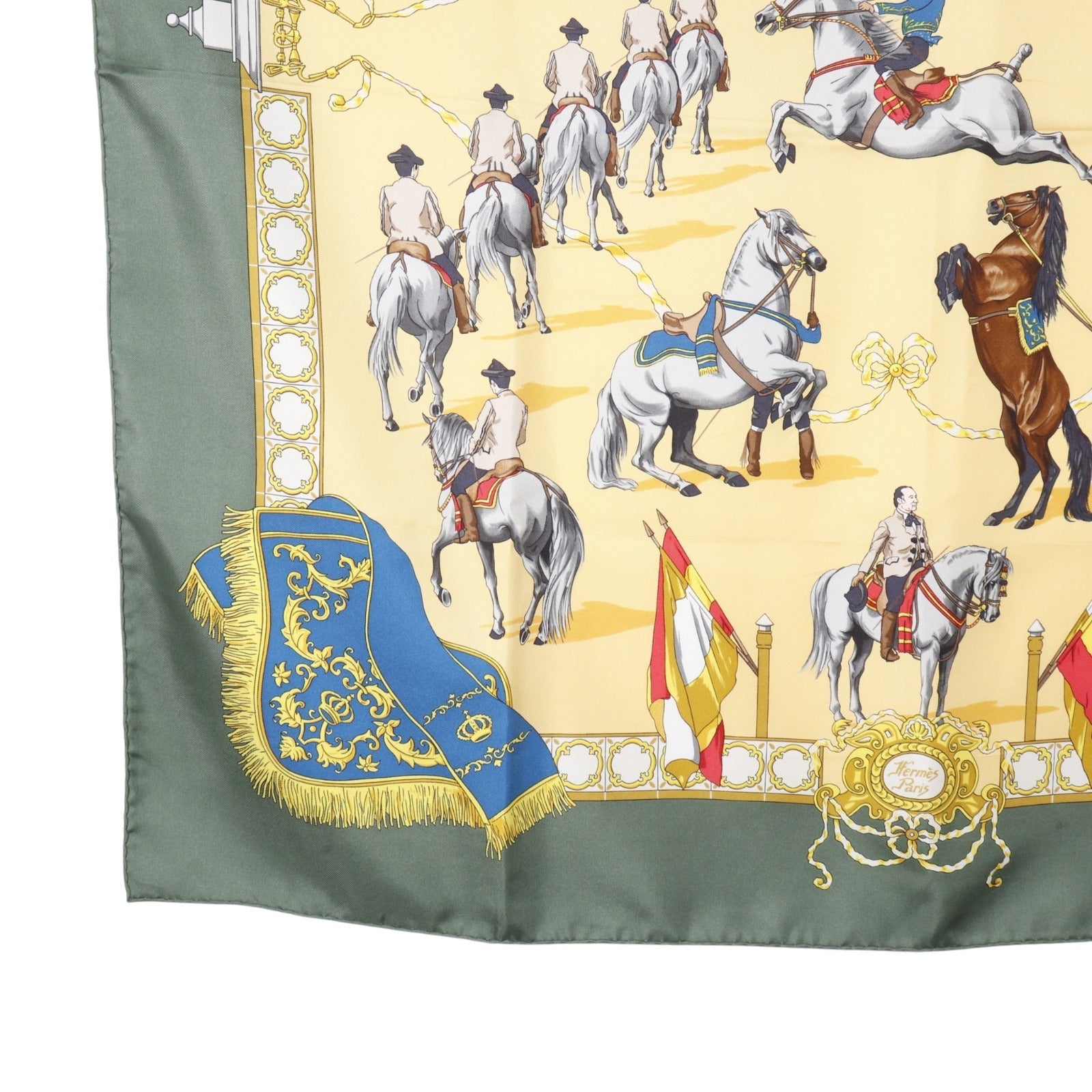 エルメス カレ90 Real Escuela Andaluza Del Arte Ecuestre シルクスカーフ
