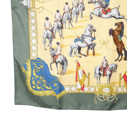 エルメス カレ90 Real Escuela Andaluza Del Arte Ecuestre シルクスカーフ