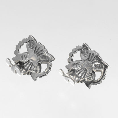 ジョージ ジェンセン エーデルワイス シルバー 925 ピアス