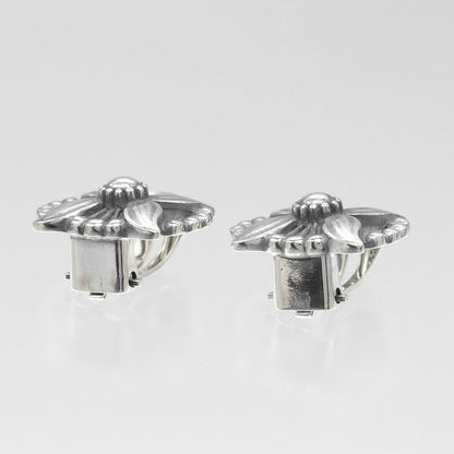 ジョージ ジェンセン エーデルワイス シルバー 925 ピアス