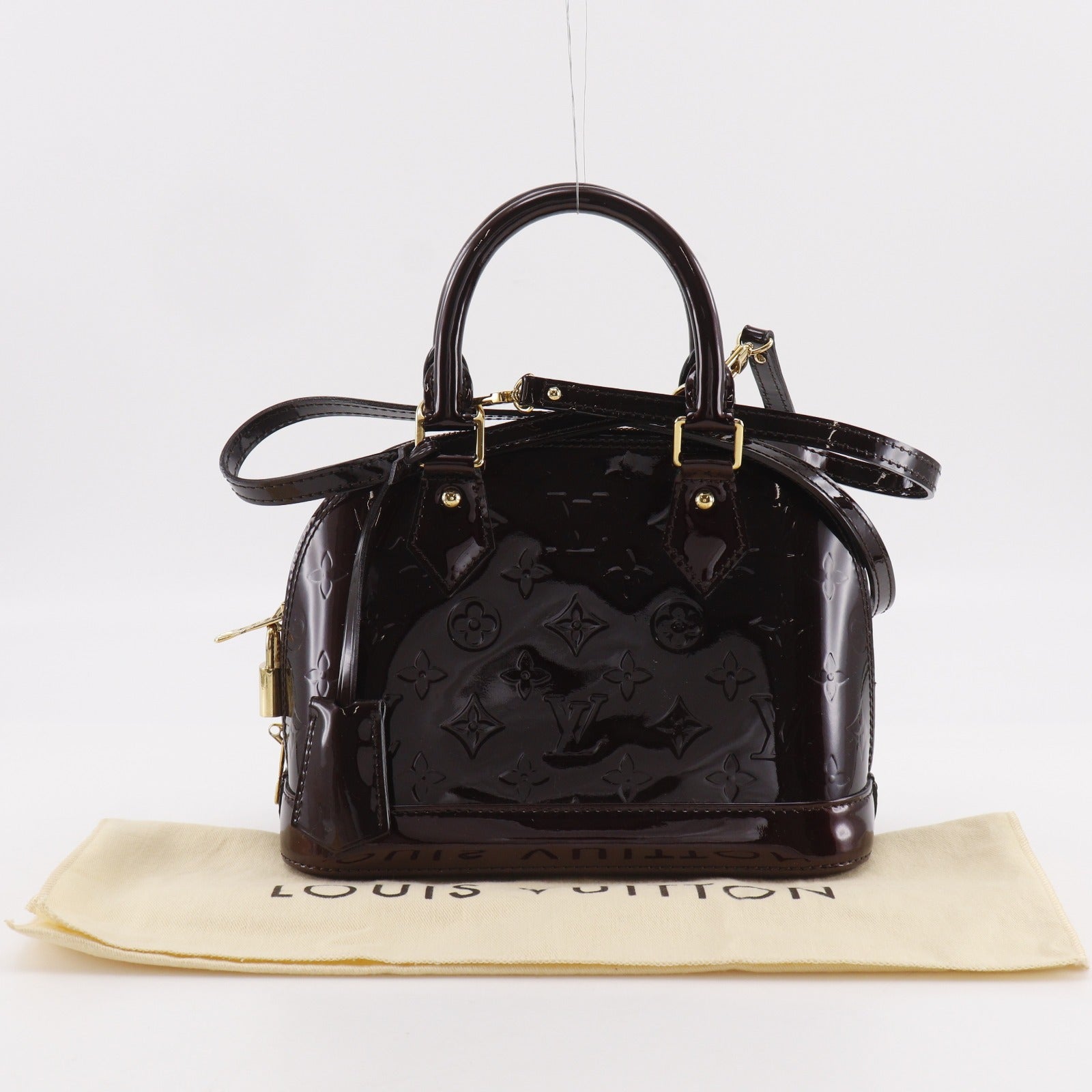 ルイヴィトン アルマBB モノグラムヴェルニ 2wayバッグ