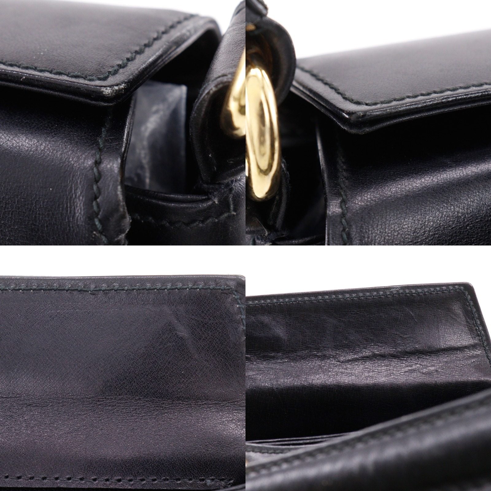 グッチ レザーショルダーバッグ