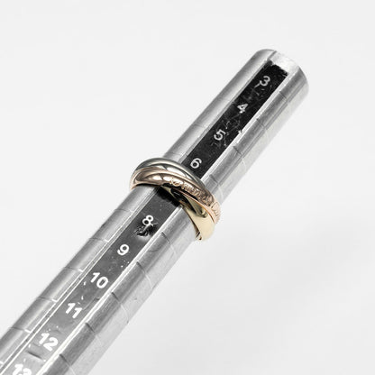 カルティエ トリニティ Au750 リング 7号