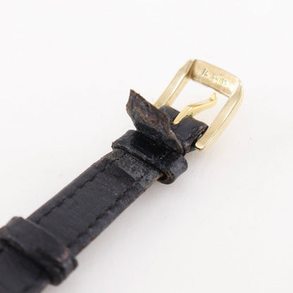 オメガ 金メッキ レザー 手巻き 腕時計