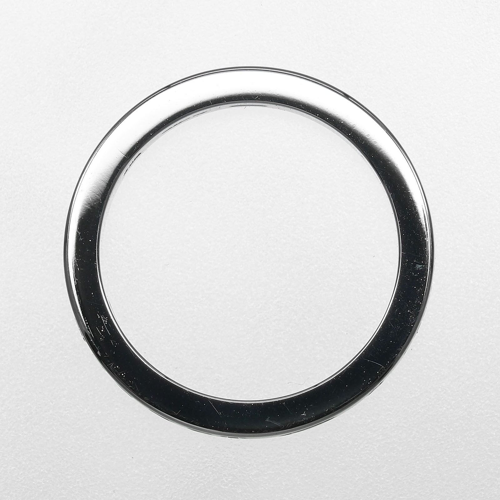 ブルガリ B.ZERO1 エッセンシャル Au750ホワイトゴールド ダイヤモンド リング 8.5号