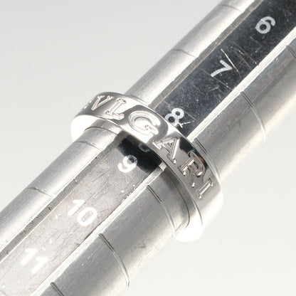 ブルガリ B.ZERO1 エッセンシャル Au750ホワイトゴールド ダイヤモンド リング 8.5号