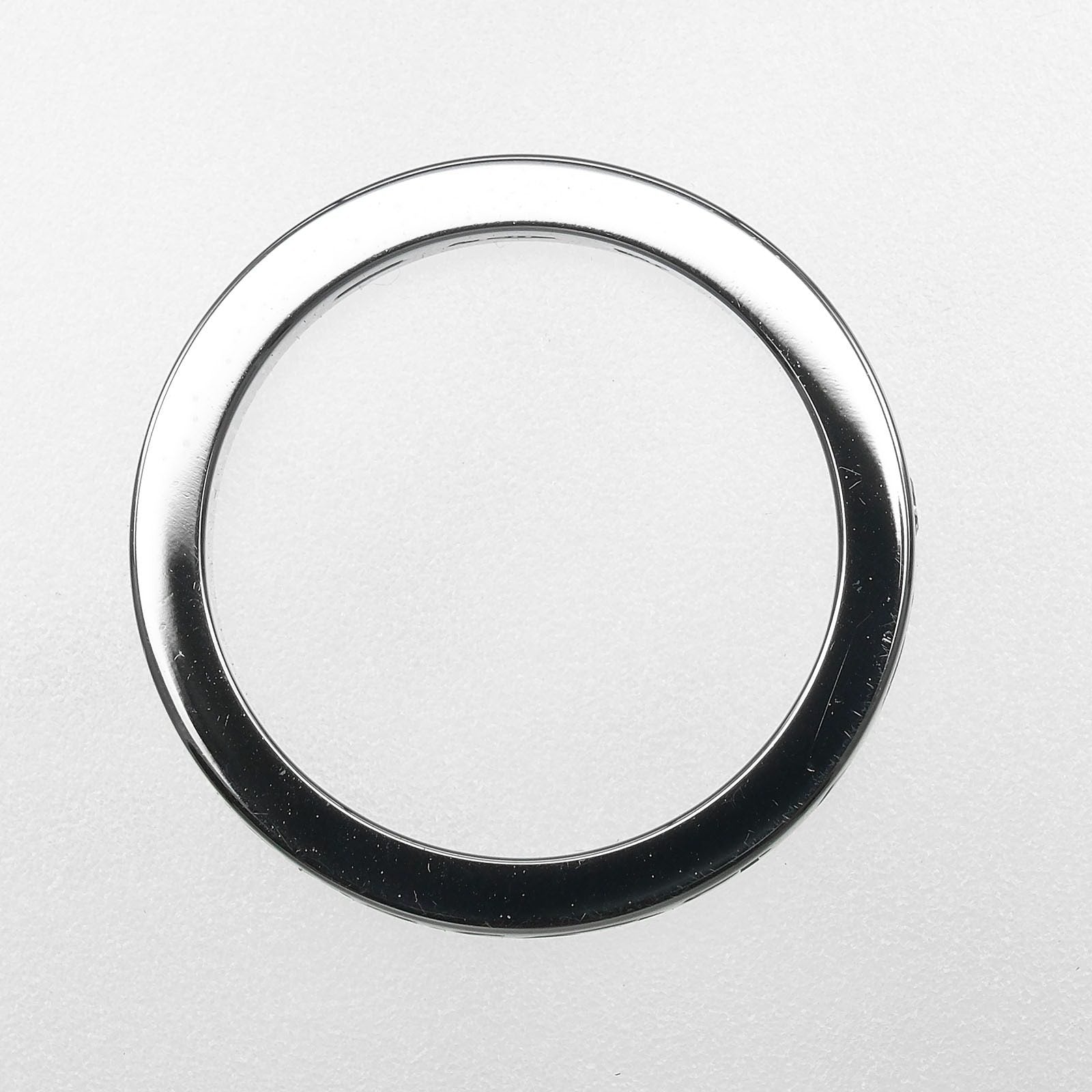 ブルガリ B.ZERO1 エッセンシャル Au750ホワイトゴールド ダイヤモンド リング 8.5号