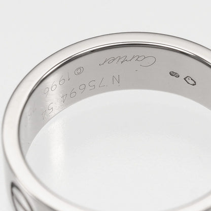 カルティエ ラブ Au750ホワイトゴールド リング 13号