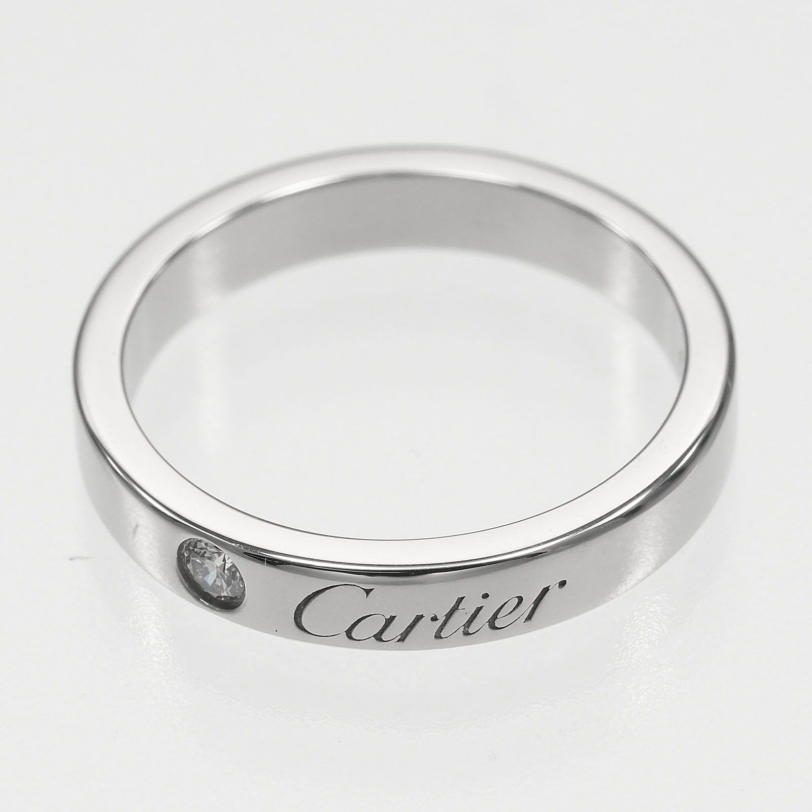 カルティエ Cドゥカルティエ Pt950 ダイヤモンドリング 49号