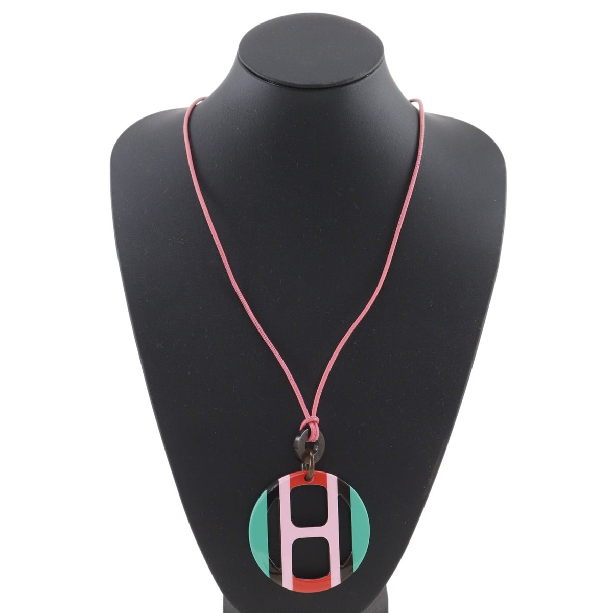 エルメス Hエキップ バッファローホーン ネックレス