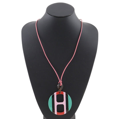 エルメス Hエキップ バッファローホーン ネックレス