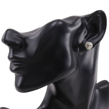ティファニー メッシュノット シルバー ピアス