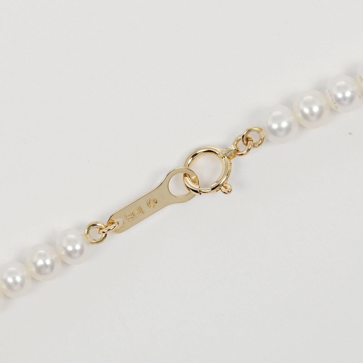 Tasaki ネックレス Au750 パールネックレス