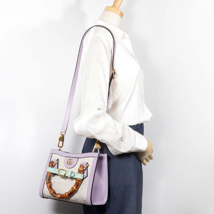 グッチ ダイアナ スモール GUCCI NISHIJIN レザー 西陣織 2wayハンドバッグ
