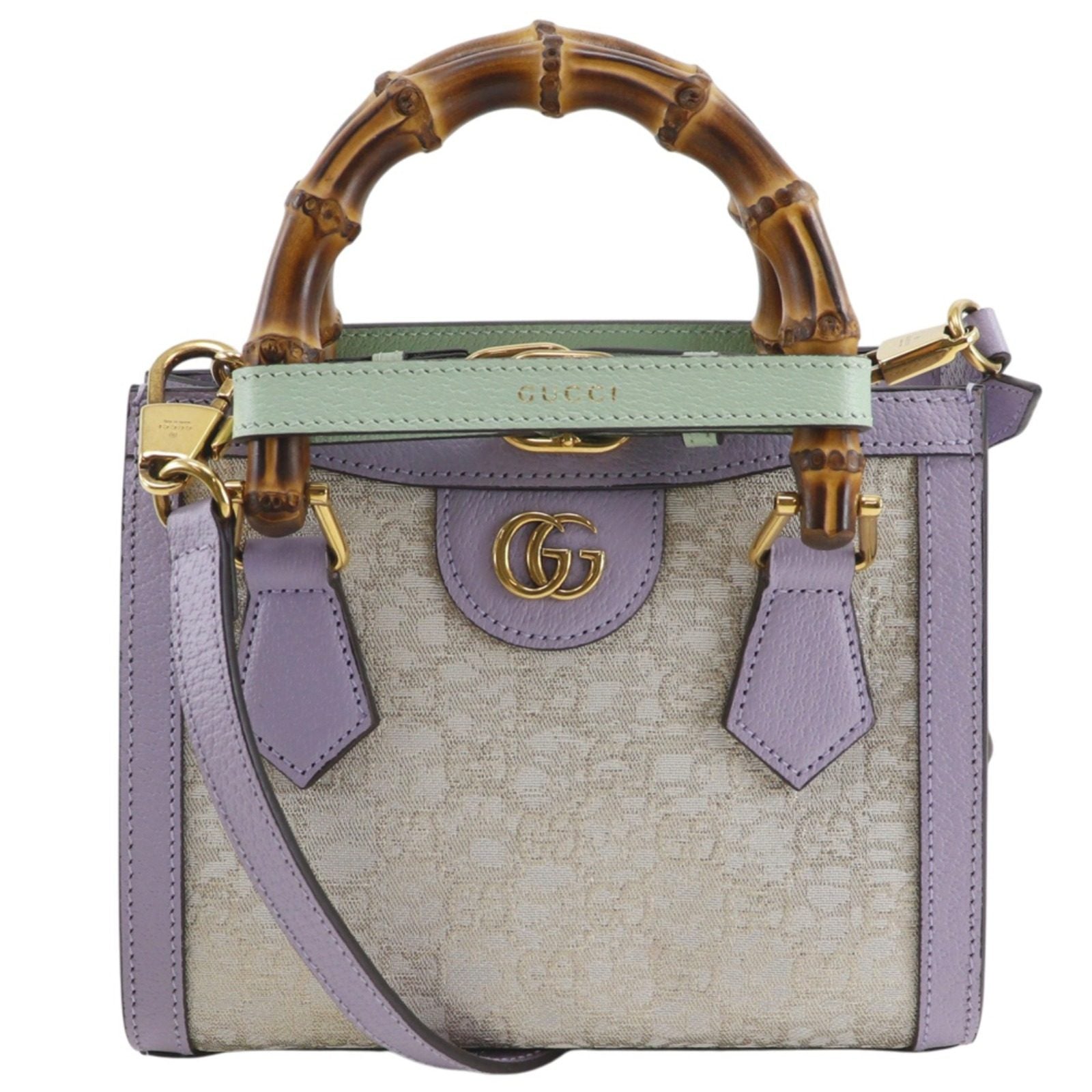 グッチ ダイアナ スモール GUCCI NISHIJIN レザー 西陣織 2wayハンドバッグ