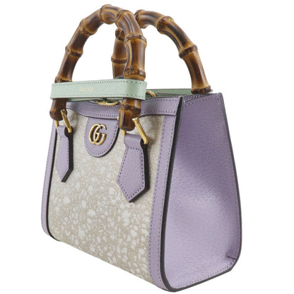 グッチ ダイアナ スモール GUCCI NISHIJIN レザー 西陣織 2wayハンドバッグ