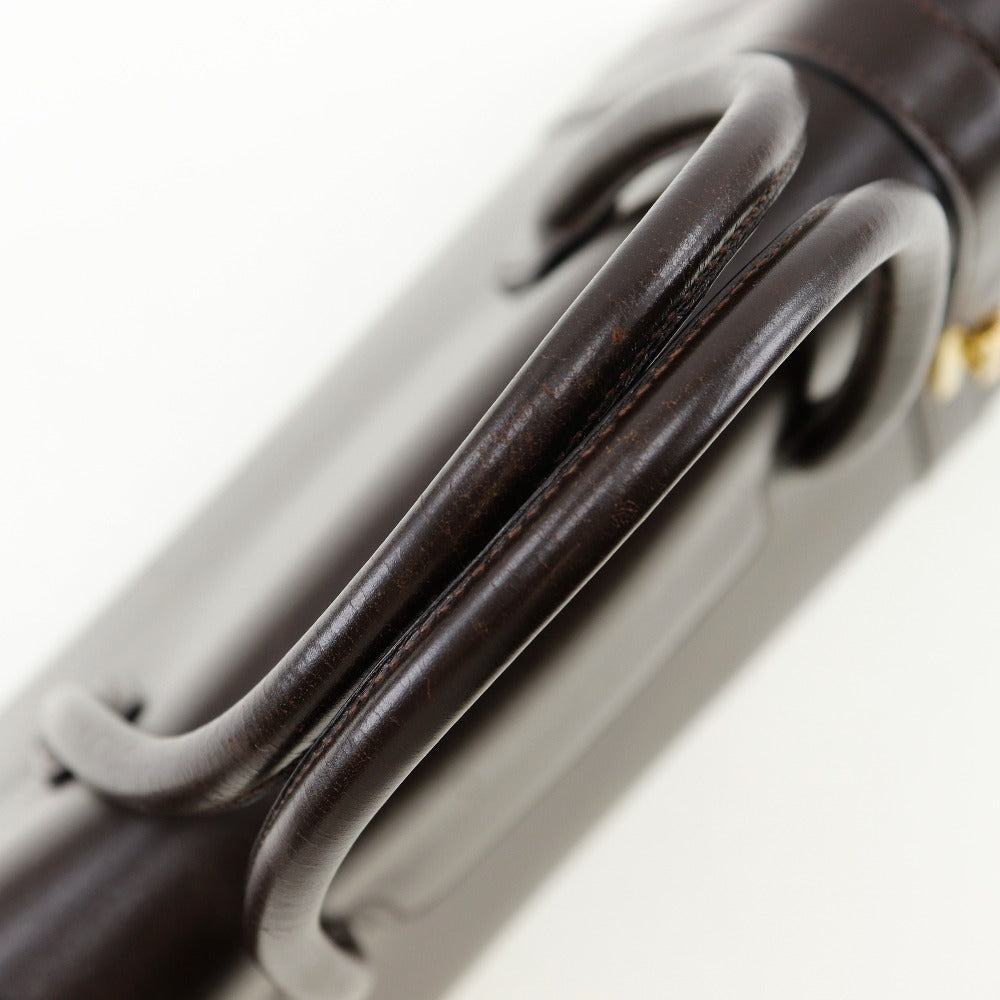 エルメス ドラッグ27 ボックスカーフ ハンドバッグ