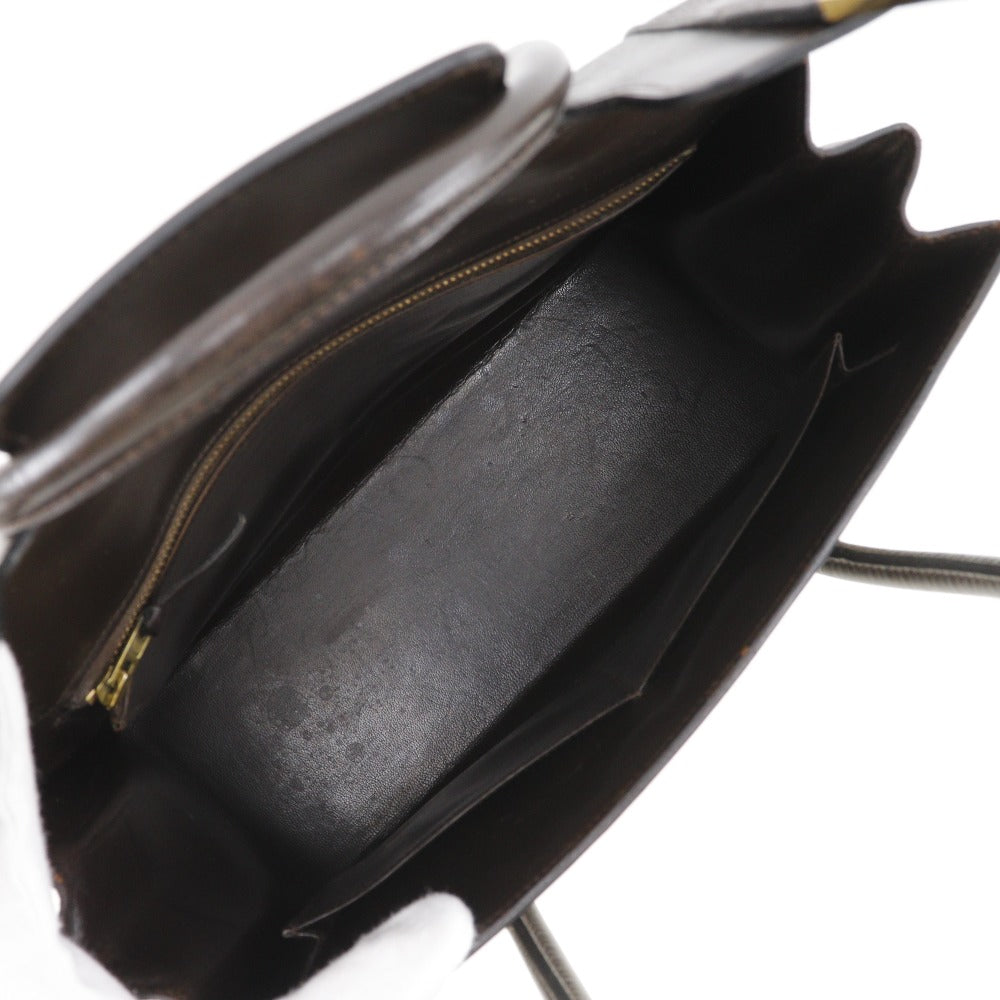 エルメス ドラッグ27 ボックスカーフ ハンドバッグ