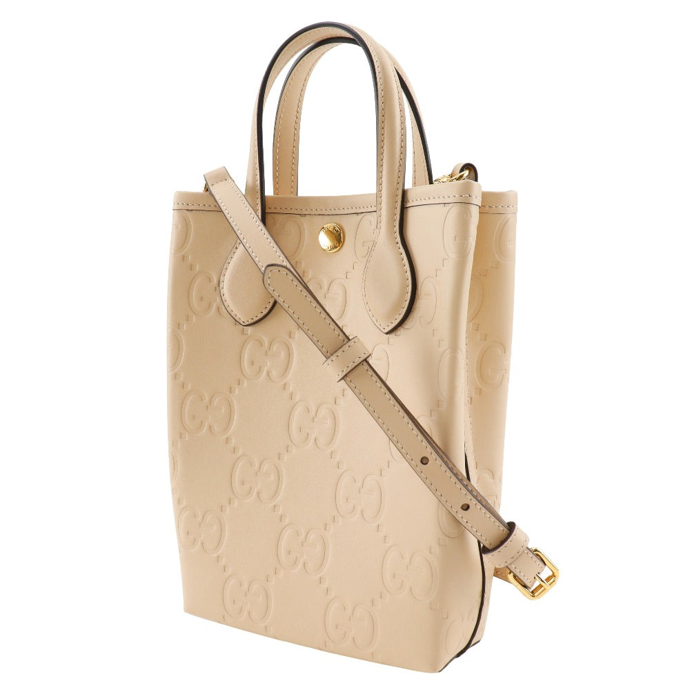 Gucci スーパーミニバッグ レザー 2way