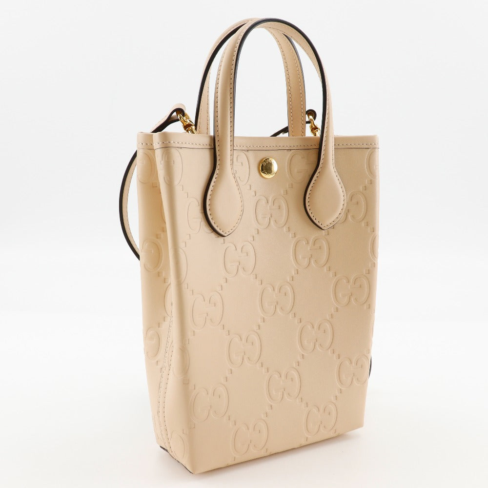 Gucci スーパーミニバッグ レザー 2way
