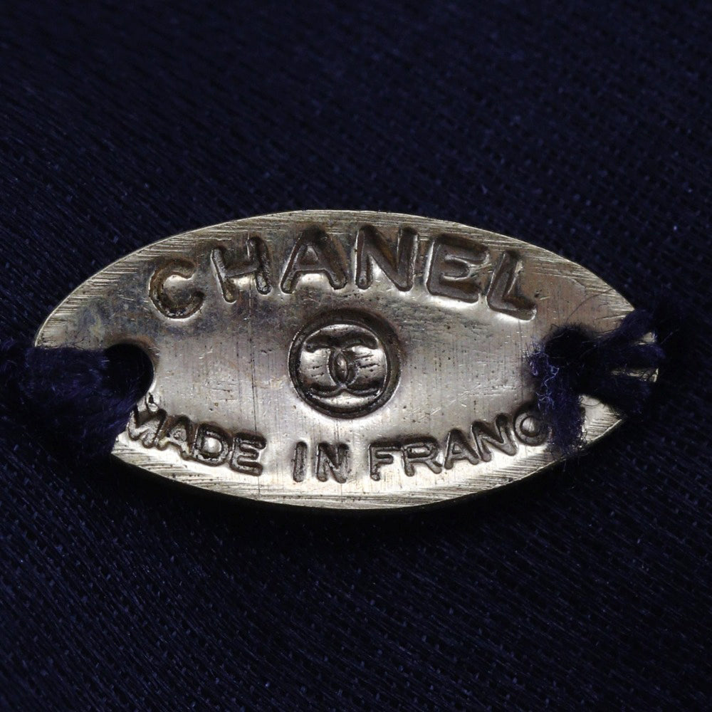 シャネル カメリア リボン バレッタ サテン テキスタイル