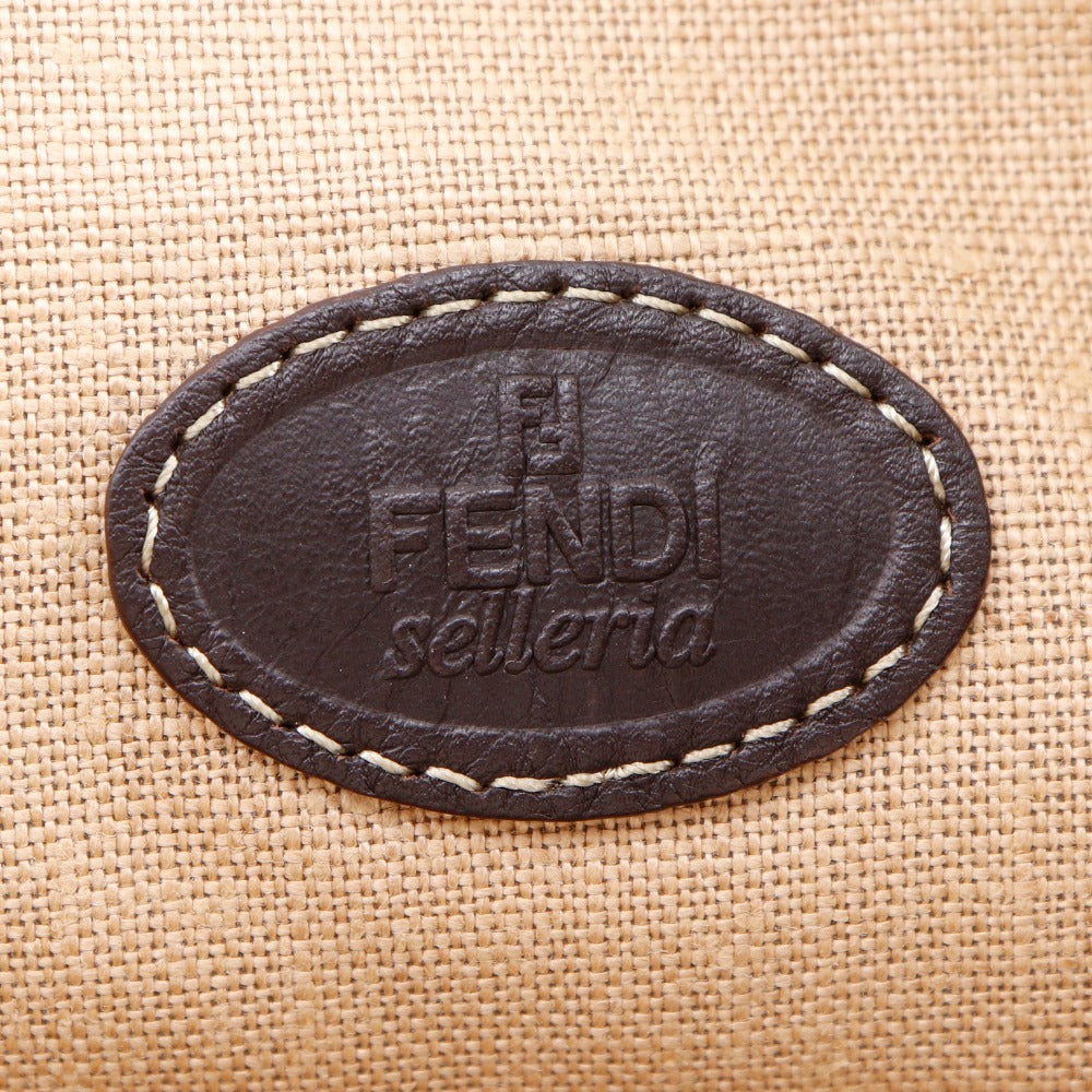 フェンディ ズッカ ナイロンキャンバス ハンドバッグ