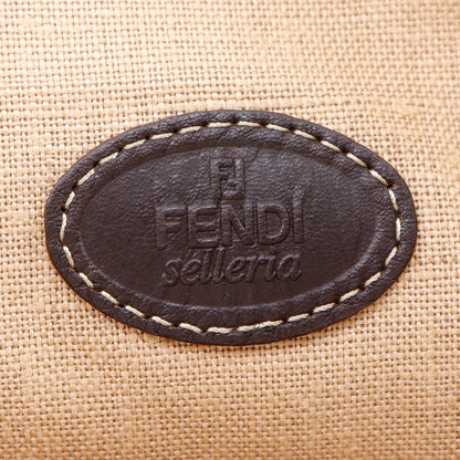 フェンディ ズッカ ナイロンキャンバス ハンドバッグ