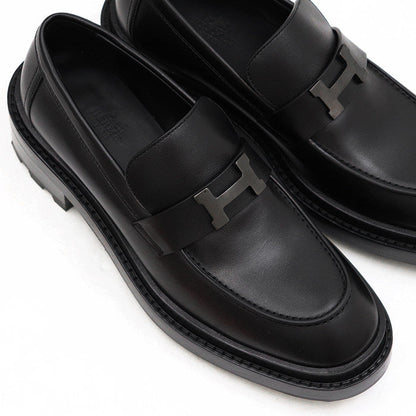 エルメスHモカシン レザーローファー