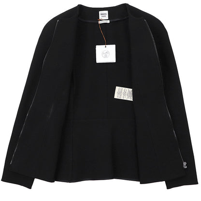 エルメス ストレッチノーカラージャケット