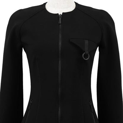 エルメス ストレッチノーカラージャケット