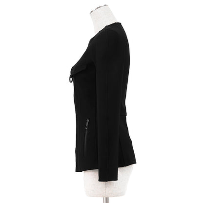 エルメス ストレッチノーカラージャケット