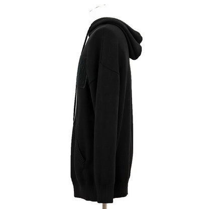 バーバリーロンドン BURLTON Hoodie ウールニットパーカー