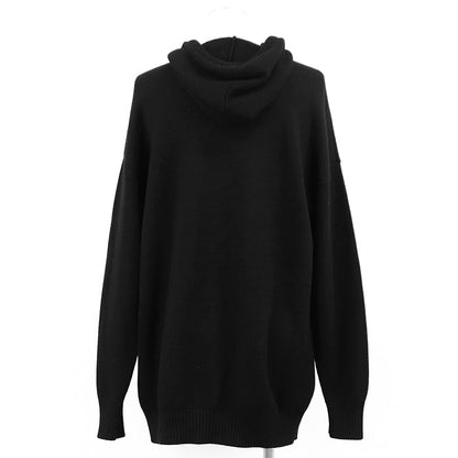 バーバリーロンドン BURLTON Hoodie ウールニットパーカー