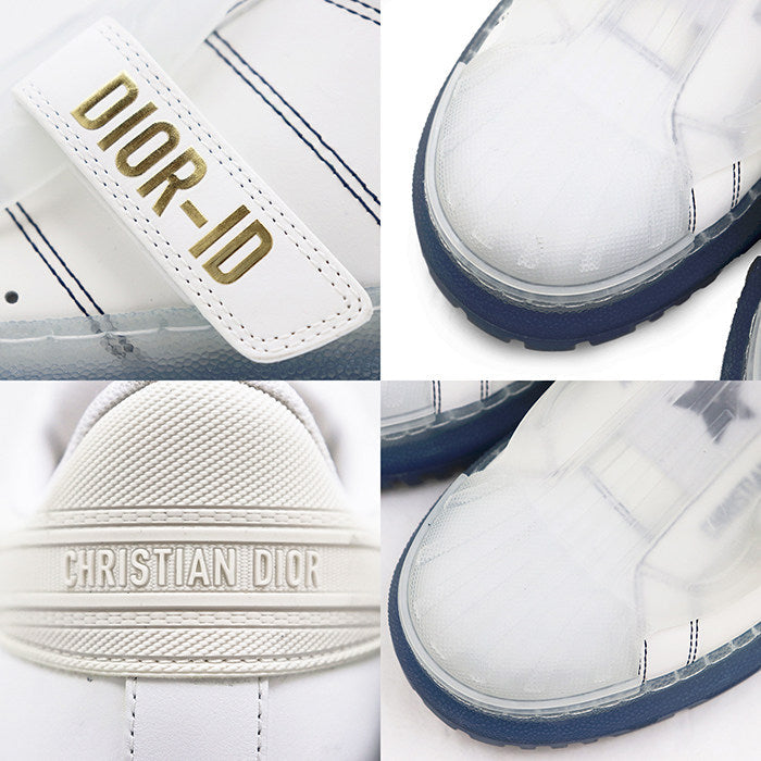 クリスチャンディオール DIOR-ID ラバー レザースニーカー