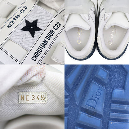 クリスチャンディオール DIOR-ID ラバー レザースニーカー