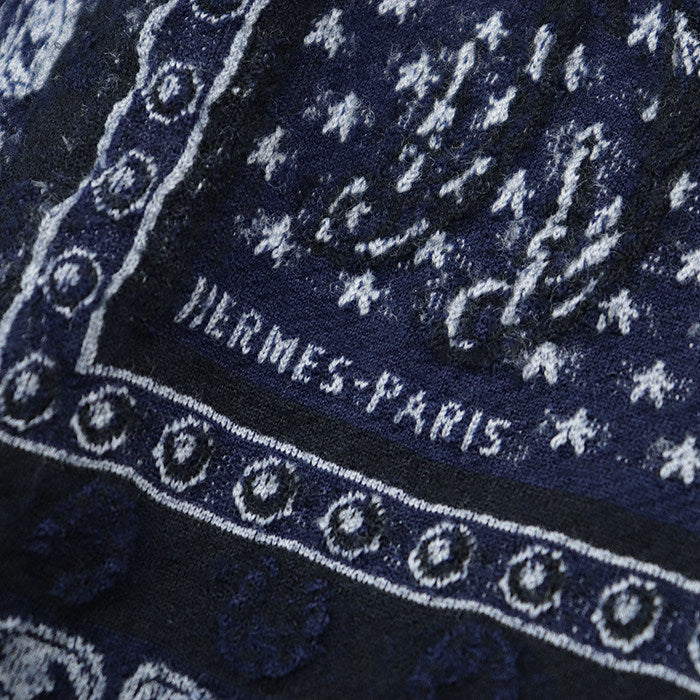 エルメス CHEVAL PUNK BANDANA ウールスウェットXXXL
