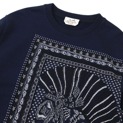 エルメス CHEVAL PUNK BANDANA ウールスウェットXXXL