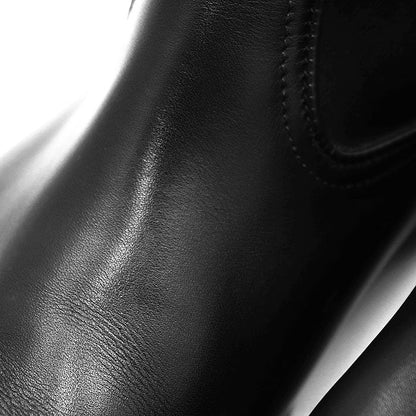 エルメス OutSide Zip レザーブーツ